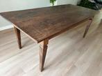 Teakhouten eetkamertafel - antiek, Huis en Inrichting, Tafels | Eettafels, Gebruikt, Teakhout, 200 cm of meer, 50 tot 100 cm