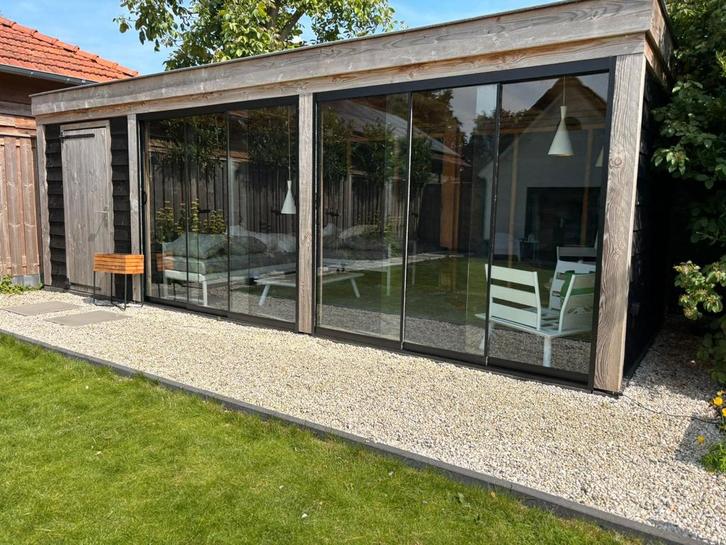 Glazenschuifwanden Glazen schuifwand Glazenwand schuifdeur, Doe-het-zelf en Verbouw, Glas en Ramen, Nieuw, Glasplaat, 160 cm of meer