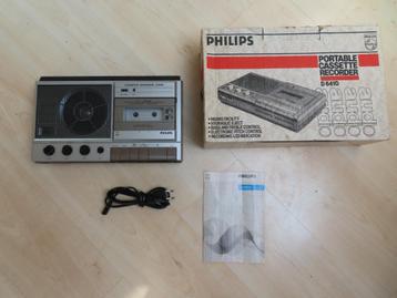 Philips D6410 mono cassetterecorder