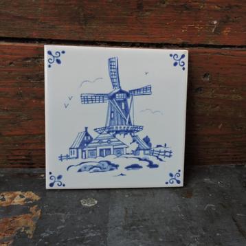 Tegel molen blauw wit Mosa Holland 11 cm beschikbaar voor biedingen