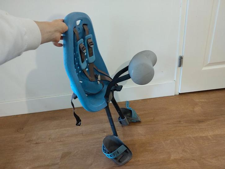 Yepp fietsstoeltje - voorzitje - blauw, Fietsen en Brommers, Fietsaccessoires | Fietsstoeltjes, Gebruikt, Ophalen