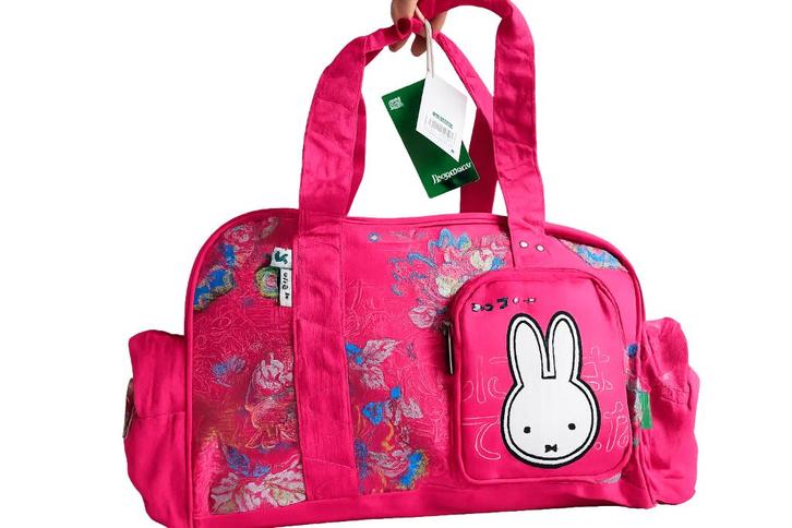 Bowlingbag/ sporttas Nijntje / Miffy, leuke meidentas NIEUW, Sieraden, Tassen en Uiterlijk, Tassen | Sporttassen, Nieuw, Meisjes