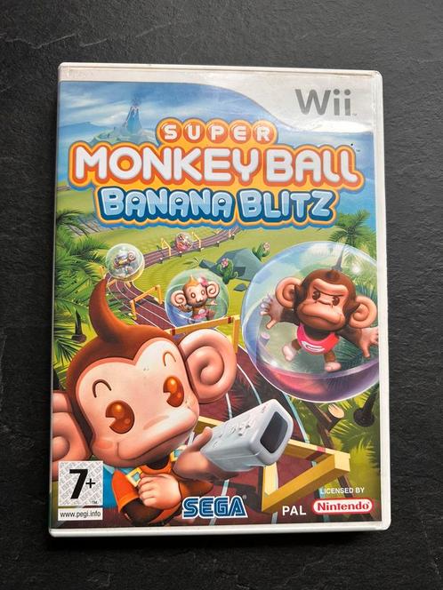 Nintendo Wii Monkey ball, Spelcomputers en Games, Games | Nintendo Wii, Gebruikt, Vanaf 3 jaar, Ophalen of Verzenden