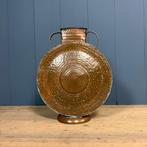 Grote oude antieke rood koperen kan uit Marokko rond, Ophalen of Verzenden, Koper