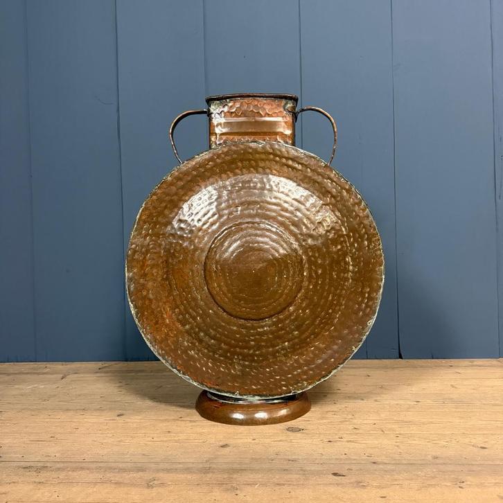 Grote oude antieke rood koperen kan uit Marokko rond, Antiek en Kunst, Antiek | Koper en Brons, Koper, Ophalen of Verzenden