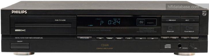 Philips CD614 TwinDac Compact Disc Player, Audio, Tv en Foto, Cd-spelers, Gebruikt, Philips, Ophalen of Verzenden