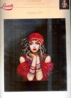 Cado koopje lanarte groot borduurpakket  gypsy  girl, Ophalen of Verzenden, Nieuw, Handborduren, Borduurpakket