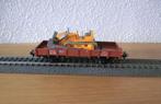 Marklin lage boordwagen nr 4424 beladen met bulldozer, Hobby en Vrije tijd, Modeltreinen | H0, Wisselstroom, Wagon, Ophalen of Verzenden