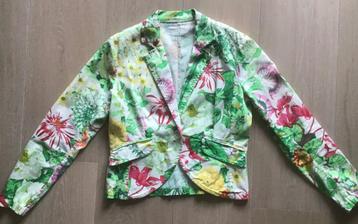 Trendy jasje met grote bloemen, 40 beschikbaar voor biedingen