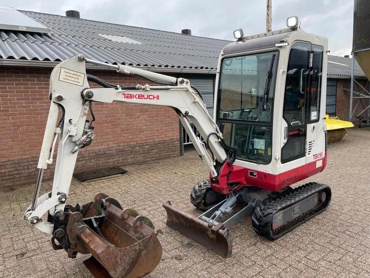 Takeuchi TB016 Minigraver Graafmachine (bj 2005), Zakelijke goederen, Machines en Bouw | Kranen en Graafmachines, Graafmachine