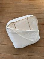 Stevig leeskussen met hoes sloop, Huis en Inrichting, Woonaccessoires | Kussens, Ophalen of Verzenden, Zo goed als nieuw, Beige