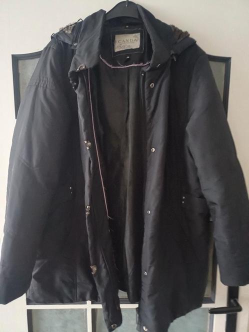 Zwarte winterjas, maat 48, Kleding | Dames, Jassen | Winter, Zo goed als nieuw, Maat 46/48 (XL) of groter, Zwart, Ophalen of Verzenden