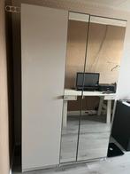 IKEA Pax kledingkast hoogglans wit met spiegels, Huis en Inrichting, Kasten | Kledingkasten, Overige materialen, Gebruikt, 100 tot 150 cm