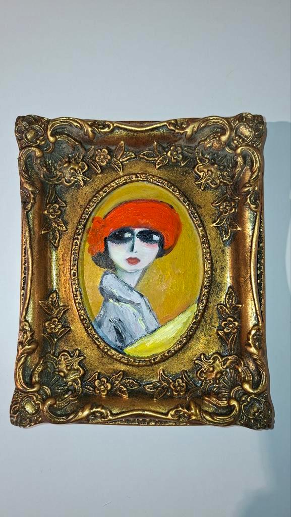 Olieverf schilderij Kees van Dongen, Antiek en Kunst, Kunst | Schilderijen | Klassiek, Ophalen of Verzenden