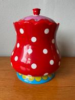 Oilily servies Polka Dots - Douwe Egberts koekpot, Ophalen of Verzenden, Zo goed als nieuw, Overige stijlen, Overige typen
