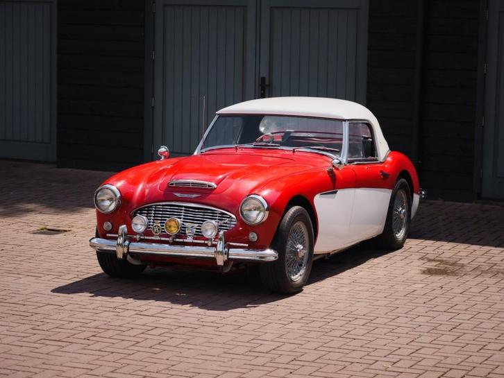 Austin healey 3000 MK1 BT7 1959 with hardtop, Auto's, Austin, Bedrijf, Benzine, Cabriolet, Handgeschakeld, Rood, Gebruikt