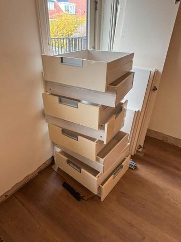 IKEA Pax Flardal deuren, lades en planken - Crème hoogglans - afbeelding 3