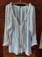 Mooie katoenen BOHO top/blouse, lange mouw, mt L', Ophalen of Verzenden, Zo goed als nieuw, Maat 38/40 (M)