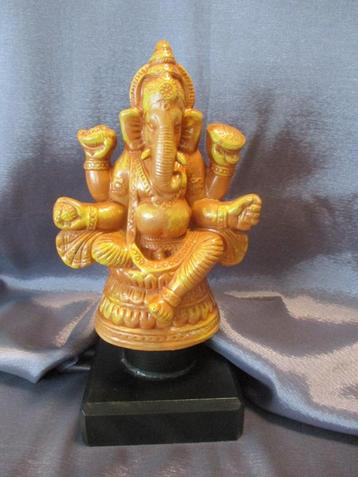 Ganesha beeld op houten sokkel # SALE # beschikbaar voor biedingen