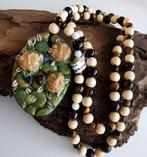 krachtig handgemaakte ketting, Sieraden, Tassen en Uiterlijk, Kettingen, Verzenden, Nieuw, Blauw, Steen of Mineraal
