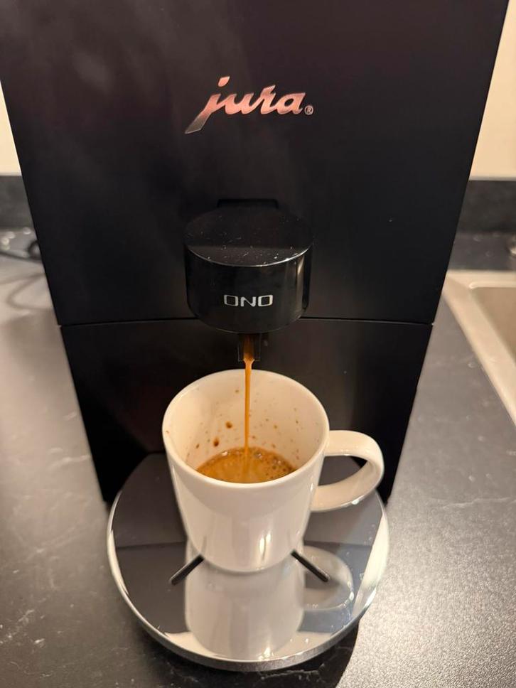 Jura Ono *Nieuwstaat*, Witgoed en Apparatuur, Koffiezetapparaten, Zo goed als nieuw, Gemalen koffie, Koffiemachine, 2 tot 4 kopjes