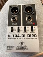 2x Behringer Ultra-DI DI20 DI-Box/Splitter, Ophalen, Gebruikt