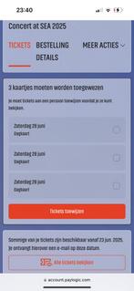 Zaterdagtickets Concert at Sea, Drie personen of meer
