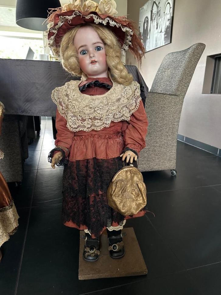 antieke porseleinen pop K & R modelnummer 80, Verzamelen, Poppen, Gebruikt, Pop, Ophalen