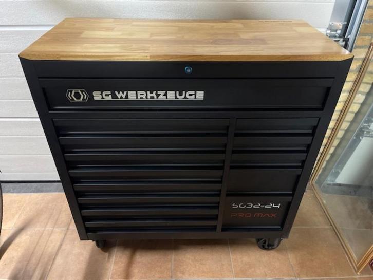 Gereedschapswagen SG Stahlgruppe sg 32-24 Pro Max, Doe-het-zelf en Verbouw, Gereedschapskisten, Nieuw, Gevuld, Ophalen