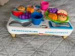 Fisher price ontbijt dienblad, Kinderen en Baby's, Speelgoed | Fisher-Price, Ophalen of Verzenden, Gebruikt, Speelset, Met geluid