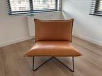 Super mooie Jess Design fauteuil EARL in bruin leer, Huis en Inrichting, Fauteuils, Ophalen, Design, Zo goed als nieuw, 75 tot 100 cm