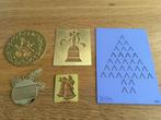 5 embossing sjablonen , kerst, Hobby en Vrije tijd, Kaarten | Zelf maken, Ophalen of Verzenden, Zo goed als nieuw, Kerst, Pons of Mal