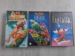 3 x VHS Walt Disney, Tekenfilms en Animatie, Gebruikt, Ophalen of Verzenden, Tekenfilm