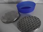 RVS rasp kaasrasp GROF + FIJN met bakje 17 cm Ikea Chosigt, Ophalen of Verzenden, Gebruikt