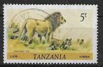 Tanzania Michel 171 C gestempeld DIEREN, Postzegels en Munten, Postzegels | Afrika, Ophalen of Verzenden, Tanzania, Gestempeld