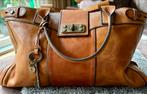 Fossil leren handtas, Sieraden, Tassen en Uiterlijk, Tassen | Damestassen, Ophalen of Verzenden, Gebruikt, Bruin, Handtas