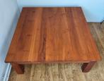Teakhouten salontafel, Ophalen, Gebruikt, 100 tot 150 cm, 50 tot 100 cm