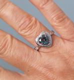 925 zilveren ring Hart met  Mystic Topaas, Zirconia, O.T., Nieuw, Ophalen of Verzenden, Orientaltemptation@hotmail.com