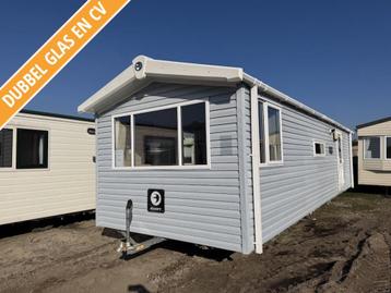 Kunststof chalet 3x10m dubbel glas en CV gratis gebracht zg beschikbaar voor biedingen