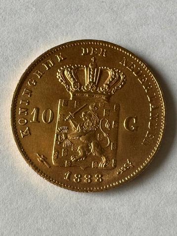 Gouden tientje 1888 topper! beschikbaar voor biedingen