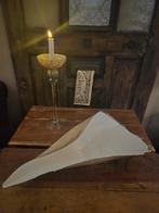 Glazen Schelp Ornament met Kandelaar, Huis en Inrichting, Woonaccessoires | Schalen en Manden, Schaal, Ophalen of Verzenden, Overige vormen