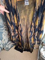 Prachtige Dierenprint Cardigan poools - Maat 42/44, Bruin, Maat 42/44 (L), Ophalen of Verzenden, Zo goed als nieuw