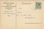 TW1016 Gennep 1928 Janssen-Hermans borstelfabr. briefkrt TOP, Verzamelen, Ansichtkaarten | Nederland, Gelopen, Limburg, 1920 tot 1940