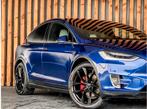 Tesla X PERFORMANCE 7 Person Full optie GRATIS SUPERCHARGE, Auto's, Tesla, Model X, Beige, Blauw, Elektrisch