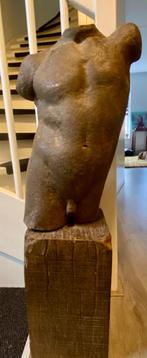 Massief naakt, man, Antiek en Kunst, Kunst | Beelden en Houtsnijwerken, Ophalen