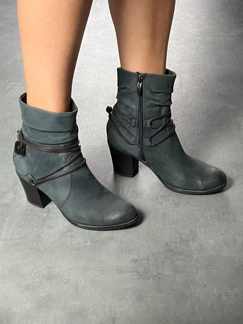 NIEUW grijze leren Tamaris enkellaarsjes met bont maat 39, Kleding | Dames, Schoenen, Nieuw, Lage of Enkellaarzen, Grijs, Ophalen of Verzenden