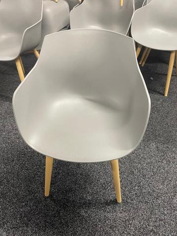 partij stoelen - alexia - grey beech - gemonteerd 