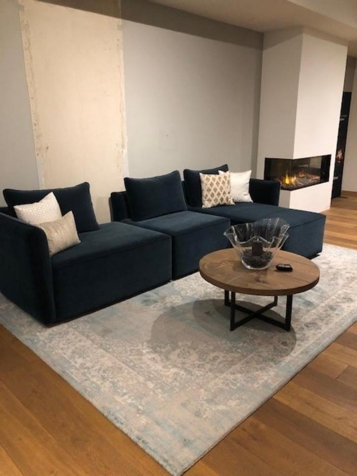 Vloerkleed / Carpet blauw grijs, Huis en Inrichting, Stoffering | Tapijten en Kleden, 200 cm of meer, 200 cm of meer, Rechthoekig