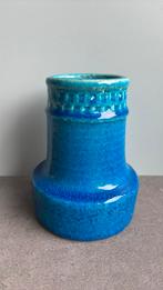 Vintage vaasje azuurblauw, Antiek en Kunst, Ophalen of Verzenden