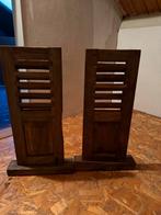 Louvre deur en 2 raamdecoratie, Ophalen of Verzenden, Gebruikt